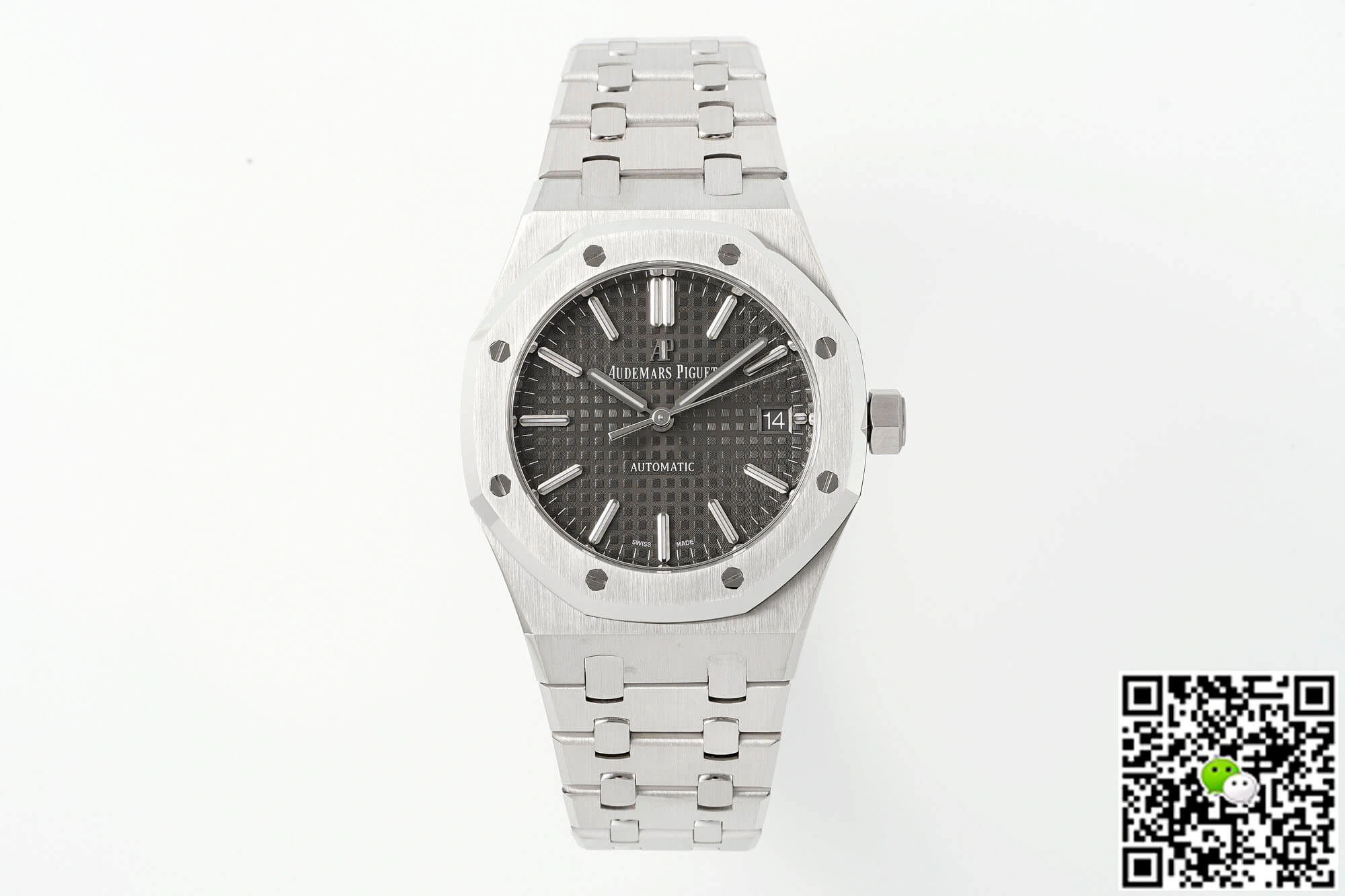 Audemars Piguet Royal Oak 15450ST.OO.1256ST.02 1:1 Best Edition APS Factory Gray Dial Titanium Case